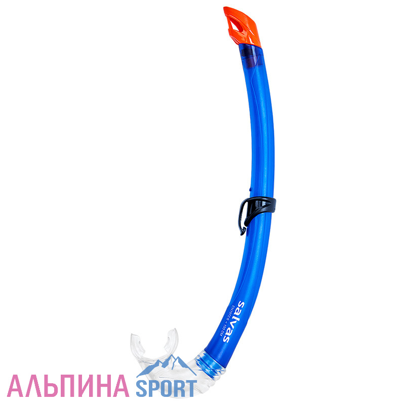 Трубка плавательная детская синий