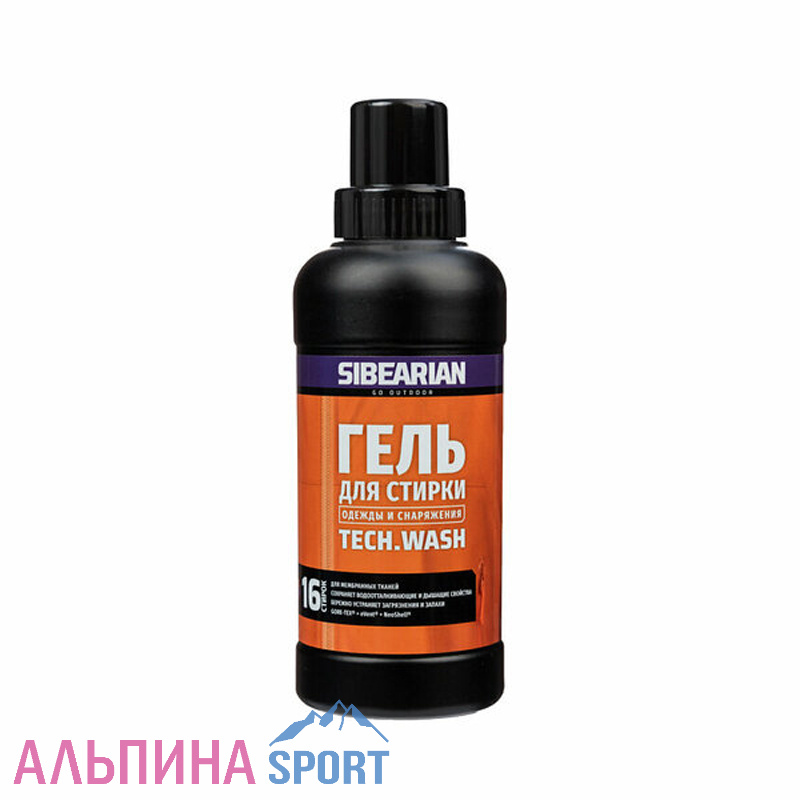 Гель для стирки SIBEARIAN TECH WASH мембранных и технологичных тканей 250 мл