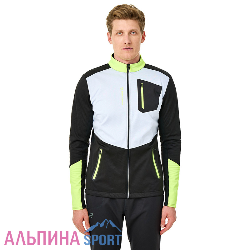 Куртка Fischer Softshell Warm черно-серая
