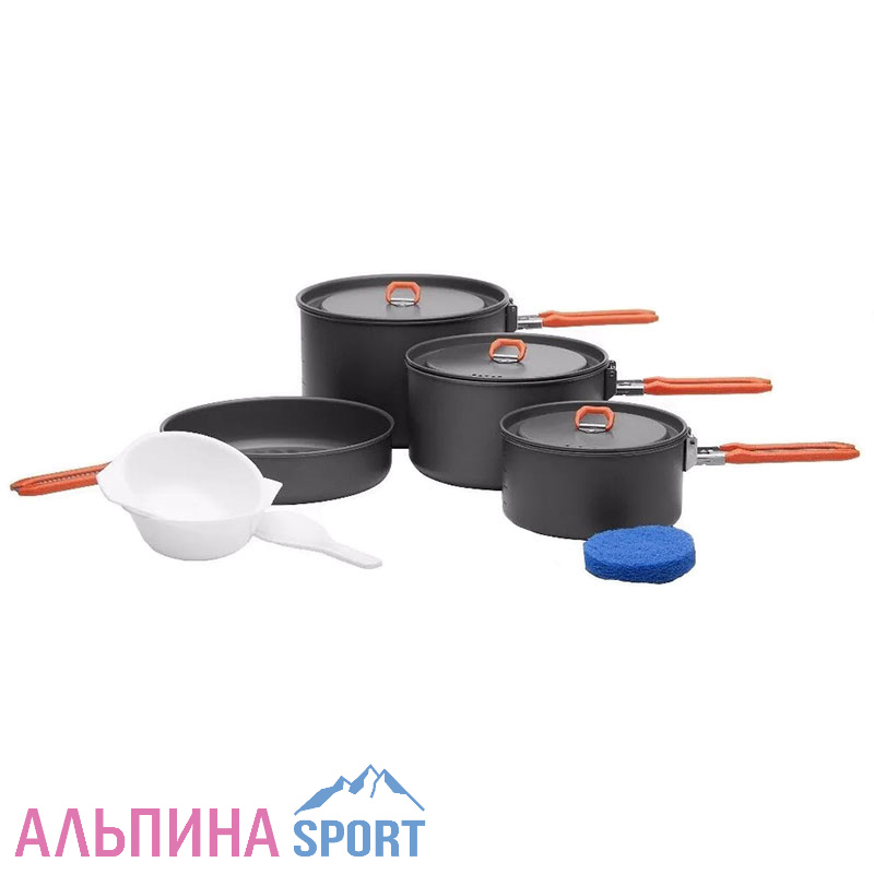 Набор портативной посуды Fire Maple FEAST 5 из алюминия на 4-5 персон