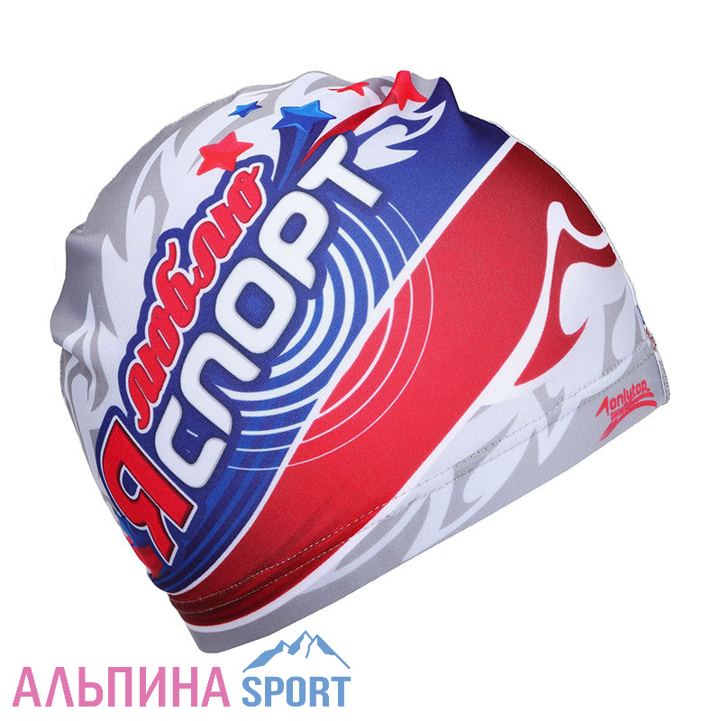 Шапочка для плавания взрослая "Я Люблю Спорт" 