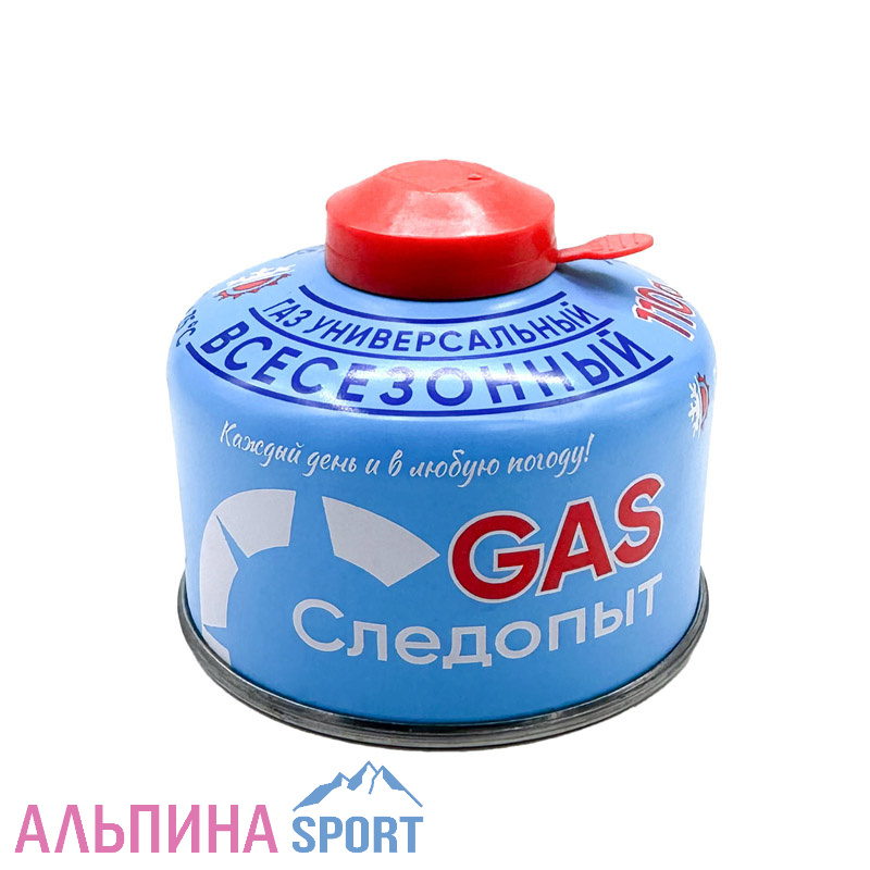 Баллон газовый Следопыт 110г резьбовой РОССИЯ