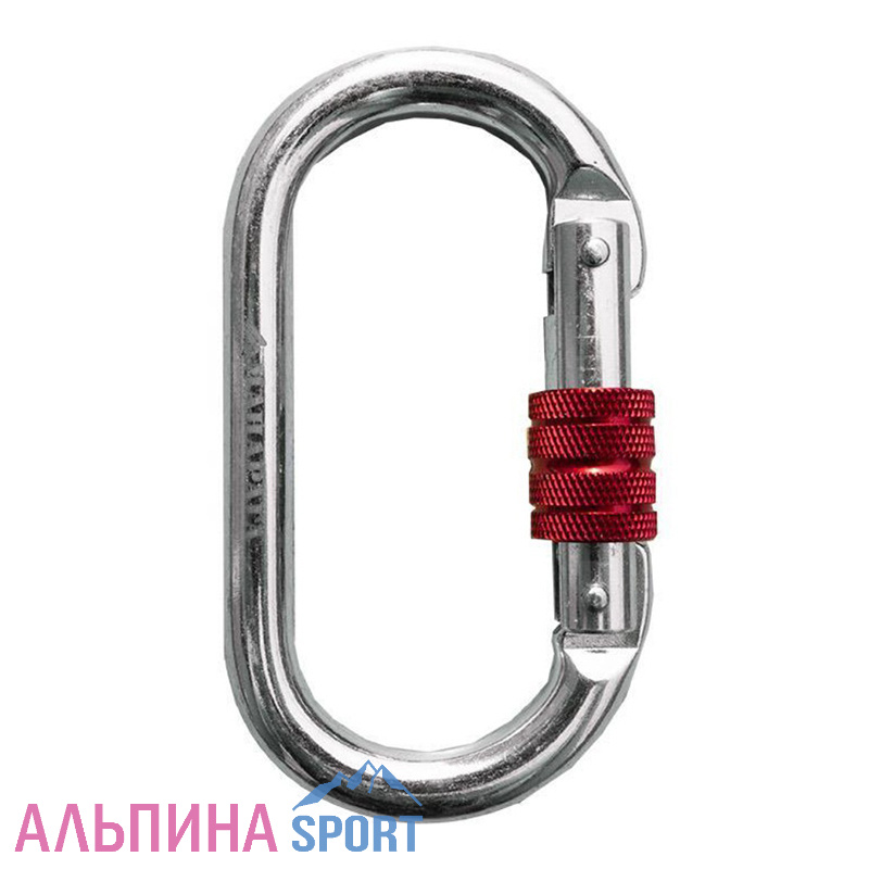 Карабин Манарага стальной овал с муфтой