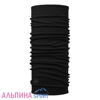 Бандана Buff Merino Midweight Solid Black_v02