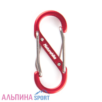 Карабин Naturehike S-Type NH20GS001 Red 4см