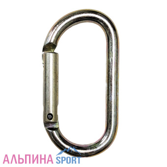 Карабин Ринг стальной овальный с прямой защелкой кейлок 22 кН_v02_v02