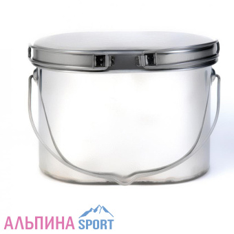 Котелок РВ 7,5л крышка с ручками низкий