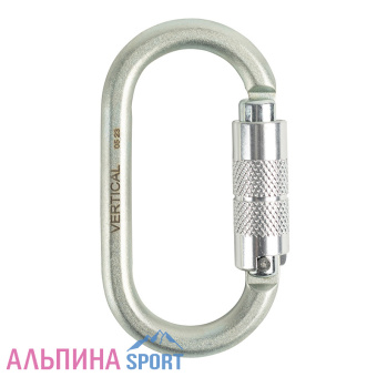 0238 ver Карабин овал стальной люкс автомат-1