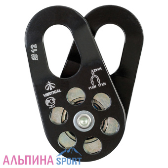 Блок-ролик Вертикаль сталь с подшипником_v01