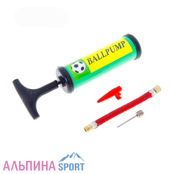 Насос для мячей, 15 см, 3 насадки-5