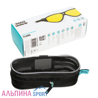 Маска для плавания Mad Wave Flame mask Yellow_v04