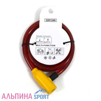 Велозамок Pulse трос 101500мм, с ключом-4