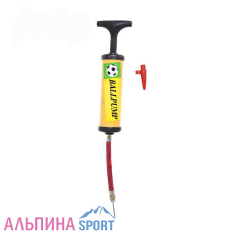 Насос для мячей, 15 см, 3 насадки-4