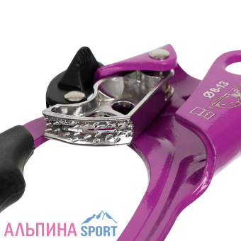 Зажим Вертикаль Жумар левый violet_Зажим