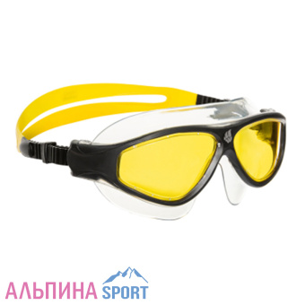 Маска для плавания Mad Wave Flame mask Yellow_v01