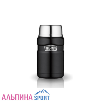 Термос из нерж стали тм THERMOS SK3020-BK Matte Black King Food Jar-1