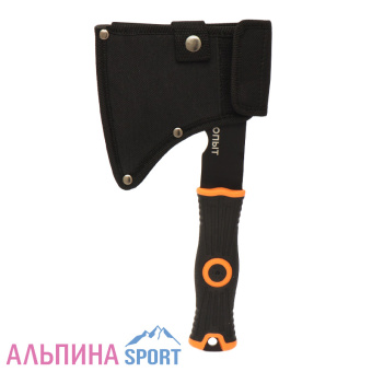 Топор туристический СЛЕДОПЫТ 240-130-85 мм 350 гр. прорезиненная ручка, в чехле_v03