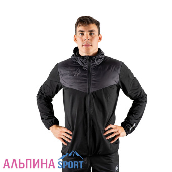 Куртка-NONAME-HYBRID-RUN-JERSEY-23-UX-BLACK-1