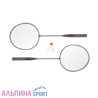 Бадминтон 2 ракетки метал + волан
