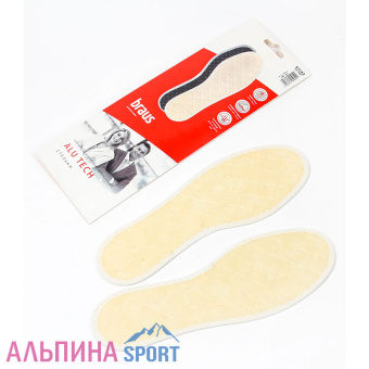 Стельки BRAUS зимние ALU TECH (шерсть+фольга+латекс)_Site_v01