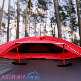 Палатка Tramp Rock 4 V2 серый_v07