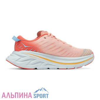Кроссовки женские HOKA W BONDI X Camellia-Peach Parfait_Site_v01