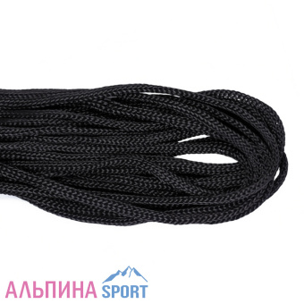 Веревка ПА плетеная 16-ти пр. с ПА серд. d 4мм 350кгс черн_v02