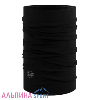 Бандана Buff Merino Midweight Solid Black_v01