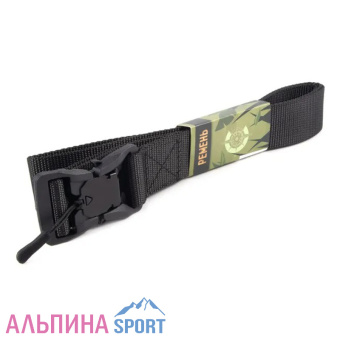 Ремень СЛЕДОПЫТ Магнитный 1400х38 мм текстиль черный_v07