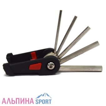 Набор шестигранников 19 ключей, ремкомплект, монтаж шин, ключ цепь, ключ спицы KL-9820А-2