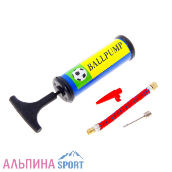 Насос для мячей, 15 см, 3 насадки-7