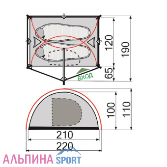 Палатка RockLand Way 2 Si_v16