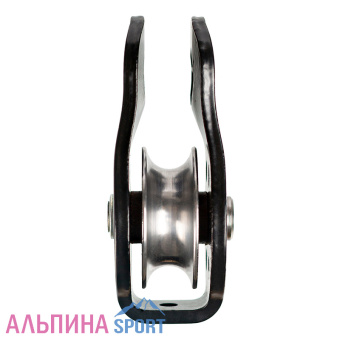 Блок-ролик Вертикаль с ф-щ с подшипником ролик нержавейка_v02