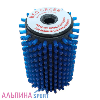 Щетка роторная RED CREEK 141 BLUE NYLON 100мм синий нейлон мягкий для полировки_v02
