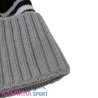 Шапка Nordski Severe Black_Grey_White_v02
