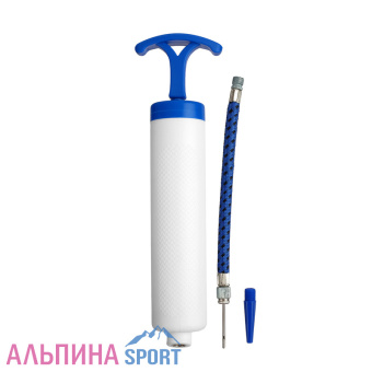 Насос универсальный-20 см- 2 насадки + шнур-цвета МИКС-white