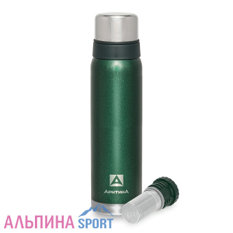 Термос Арктика американский дизайн 0,9л с ситечком зеленый_Site_v01