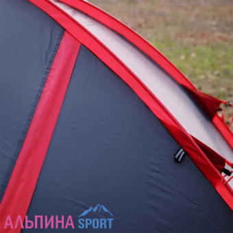 Палатка Tramp Rock 4 V2 серый_v13
