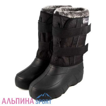 Сапоги-дутики мужские на липучке СЛЕДОПЫТ ЭВА 4-слойный меховой вкладыш -50°С черный_v01