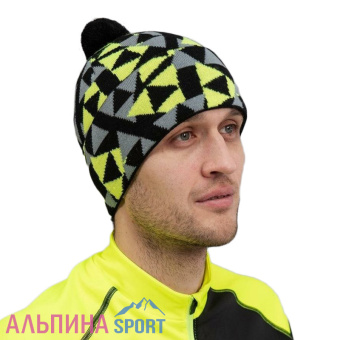 Шапка Fischer pompon черный (GR8250-103)_v01