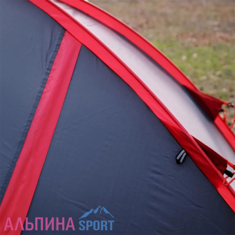 Палатка Tramp Rock 4 V2 серый_v13