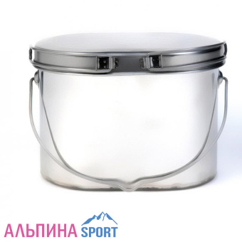 Котелок РВ 7,5л крышка с ручками низкий