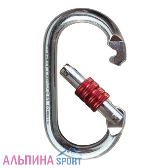 Карабин Манарага стальной овал с муфтой_v03