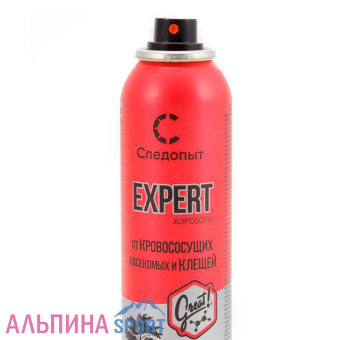 Репеллент СЛЕДОПЫТ EXPERT GREAT FORMULA от всех видов летающих насекомых и клещей 150мл_site_v04