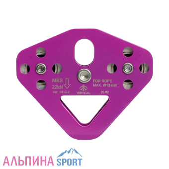 Блок-ролик Вертикаль Тандем стальной с подшипником_v01