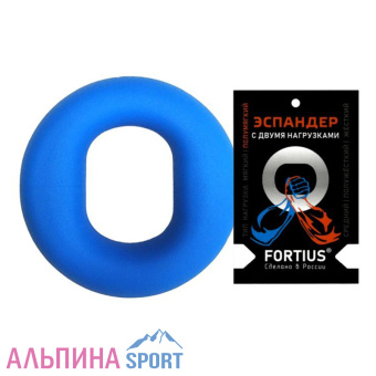 Эспандер кистевой Fortius с двумя нагрузками 10-20 кг (голубой)_v01