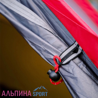 Палатка Tramp Rock 4 V2 серый_v12